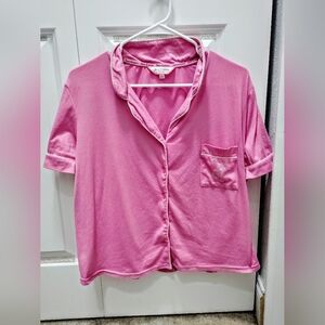 🩷*Juicy Couture*🩷 BLUSH PINK Sleepwear Top With Rhinestones💎